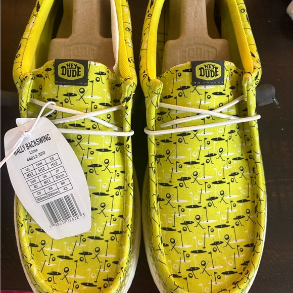 Hey Dude Other - Hey Dude Yellow Patterned Sneakers